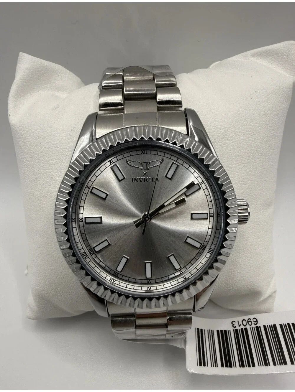 Invicta Specialty (69013) Men’s 40mm - Silver Tone Stainless Quartz Watch - NEW